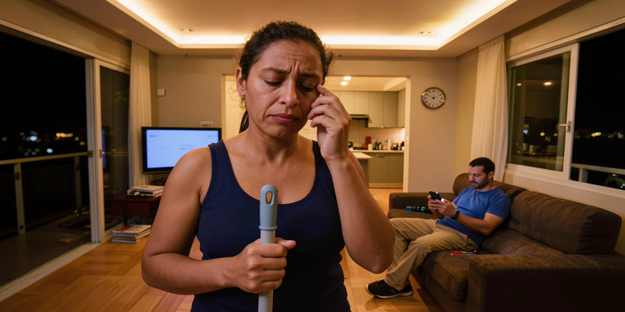 Enquanto ela descansa, ele age: a nova face do cuidado no Brasil, onde dividir o esfregão é dividir o amor e a saúde.